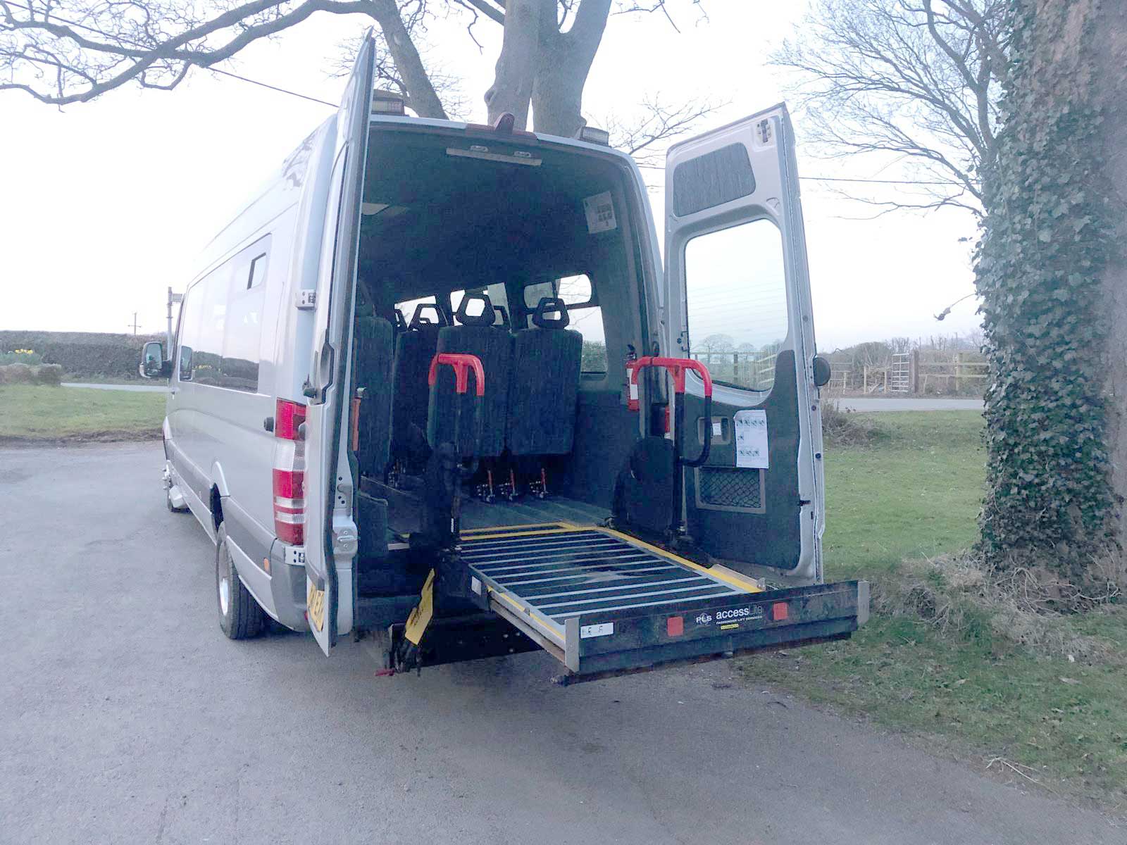 Brighton Taxi Co. accessible vehicle ready for disabled passengers